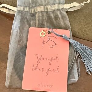 Silver Necklace with Tassel